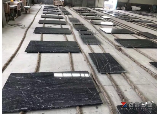 2019 New Project Vila Black Granite Countertops Round Edge