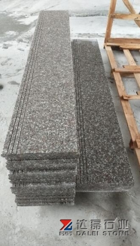 G664 Granite Steps Round Edge With Anti Slip