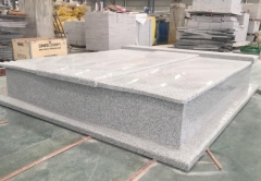 Grey Granite G603 Tombstone Monument Tombstone Headstone to Romania Market