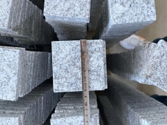 Grey Granite Cube Stone Flamed Granite Tiles