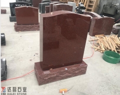 Imperial Red Granite Monument Upright Tombstone Wholesale