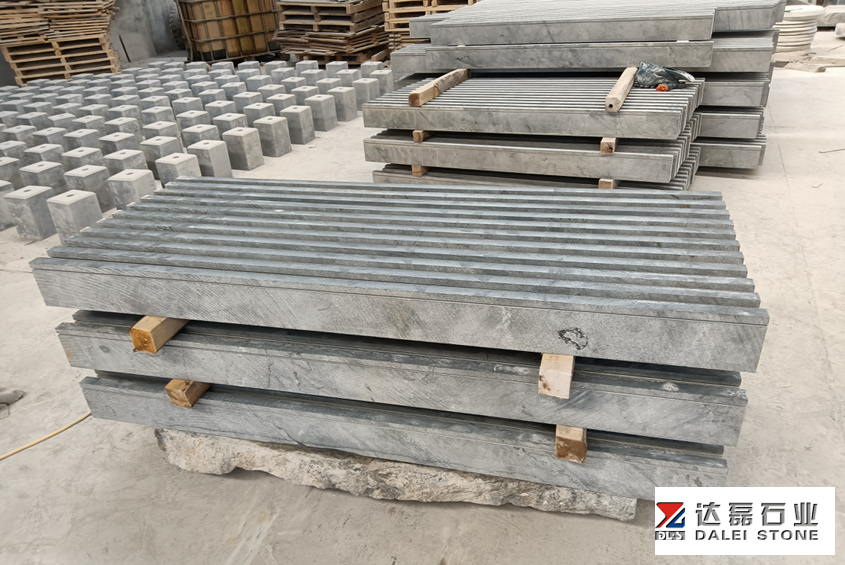 Blue Limestone Windows Sills Honed Natural Stone Window Edge