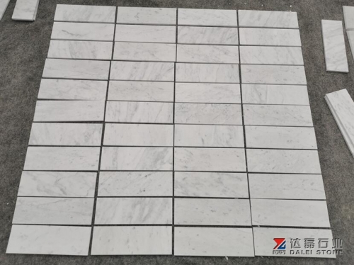 Honed Carrara White 300x100x10mm Subway Tiles