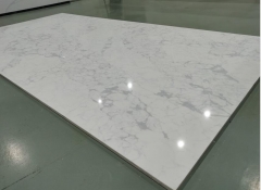 The Newest Design White Quartz Slabs 90% Similar Marble