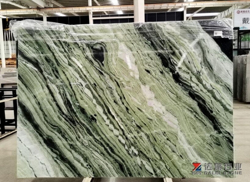Green Jade Marble Big Slabs On Sale Lobby Wall Slabs