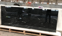 Via Lactea Black Granite Polished Countertops Slabs