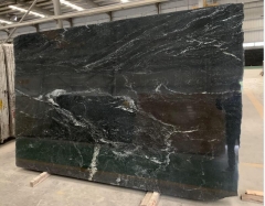 Wholesale Big Slabs Black Granite Via Lactea