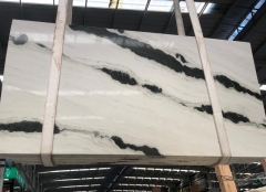 Panda White Marble Big Slabs Wholesale Construction Slabs