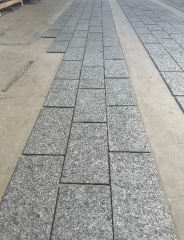 Steel Grey Granite Flamed Wall Cladding Tiles