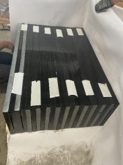 Black Basalt Stairs Steps With Chamfer Factory Cutting